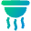 Smoke Detector Icon from Plump Gradient Set