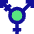 Transgender Symbol Icon from Sharp Pop Set