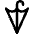 Umbrella Stand Icon from Core Line Set