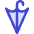 Umbrella Stand Icon from Core Duo Set