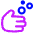 Wash Hand Soap Icon from Plump Neon Set