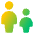 Adult Supervision Icon from Core Gradient Set