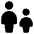 Adult Supervision Icon from Core Solid Set