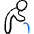 Disability Cane 1 Icon from Freehand Duotone - Free Set