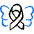 Disability Down Syndrome Ribbon Icon from Freehand Duotone - Free Set