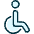 Disability Wheelchair Icon from Ultimate Duotone - Free Set