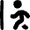 Figure Walk Arrival Icon from Flex Solid Set