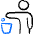 Garbage Throw Icon from Freehand Duotone - Free Set