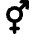 Intersex Symbol Icon from Core Solid Set