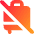 No Luggage Icon from Core Gradient Set