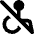 Not Accessible Icon from Core Solid Set