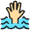 Safety Drown Hand Icon from Ultimate Colors - Free Set