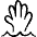 Safety Drown Hand Icon from Freehand - Free Set