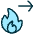 Safety Flame Right Icon from Ultimate Duotone - Free Set