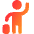 Taxi Hail Icon from Core Gradient Set
