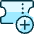 Ticket Add Icon from Ultimate Duotone - Free Set