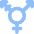 Transgender Symbol Icon from Core Flat Set