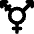 Transgender Symbol Icon from Core Solid Set