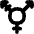 Transgender Symbol Icon from Flex Solid Set