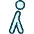 Walking 1 Icon from Ultimate Duotone - Free Set