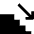 Wayfinding Stair Down Icon from Nova Solid Set
