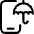 Weather App Rain Umbrella Icon from Ultimate Regular Set