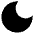 Angled Moon icon - Free transparent PNG, SVG. No sign up needed.