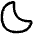 Angled Moon icon - Free transparent PNG, SVG. No sign up needed.