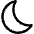 Angled Moon icon - Free transparent PNG, SVG. No sign up needed.