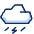 Cloud Rain Storm icon - Free transparent PNG, SVG. No sign up needed.