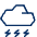 Cloud Storm 2 icon - Free transparent PNG, SVG. No sign up needed.