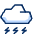 Cloud Storm 2 icon - Free transparent PNG, SVG. No sign up needed.