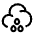 Cloud Waterdrops Icon from Solar Linear Set
