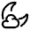 Cloudy Moon Icon from Solar Linear Set
