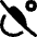 Drop Degree Sign Slash Icon from Flex Remix Set