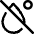 Drop Degree Sign Slash Icon from Core Line Set