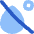 Drop Degree Sign Slash Icon from Flex Flat Set