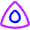 Drop Triangle Icon from Flex Neon Set
