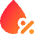 Droplet Humidity Percentage Icon from Core Gradient Set