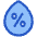 Droplet Humidity Percentage Icon from Plump Duo Set