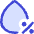 Droplet Humidity Percentage Icon from Flex Duo Set