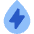 Droplet Water Ec Icon from Core Flat Set