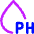 Droplet Water Ph Icon from Core Neon Set