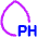 Droplet Water Ph Icon from Plump Neon Set