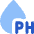 Droplet Water Ph Icon from Core Flat Set