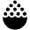 Droplet Water Salinity Icon from Plump Solid Set