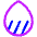 Droplet Water Total Dissolved Solids Icon from Plump Neon Set