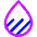 Droplet Water Total Dissolved Solids Icon from Core Neon Set