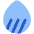 Droplet Water Total Dissolved Solids Icon from Plump Flat Set