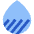 Droplet Water Total Dissolved Solids Icon from Sharp Flat Set